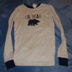 DEARFOAMS LIL BEAR PAJAMA TOP BOYS SIZE 10 NWT